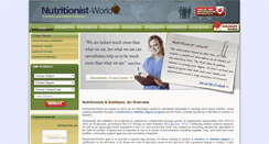 Desktop Screenshot of nutritionist-world.com